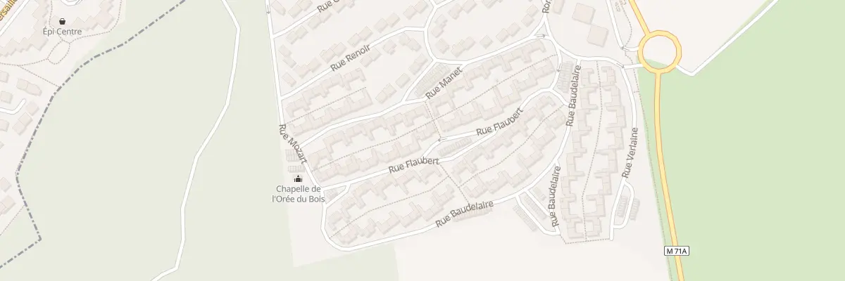 Plan du 28 Rue Flaubert à Fléville-devant-Nancy
