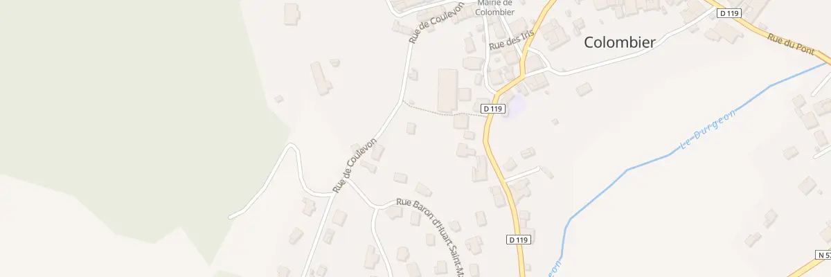 Plan du 3 Rue de Coulevon à Colombier