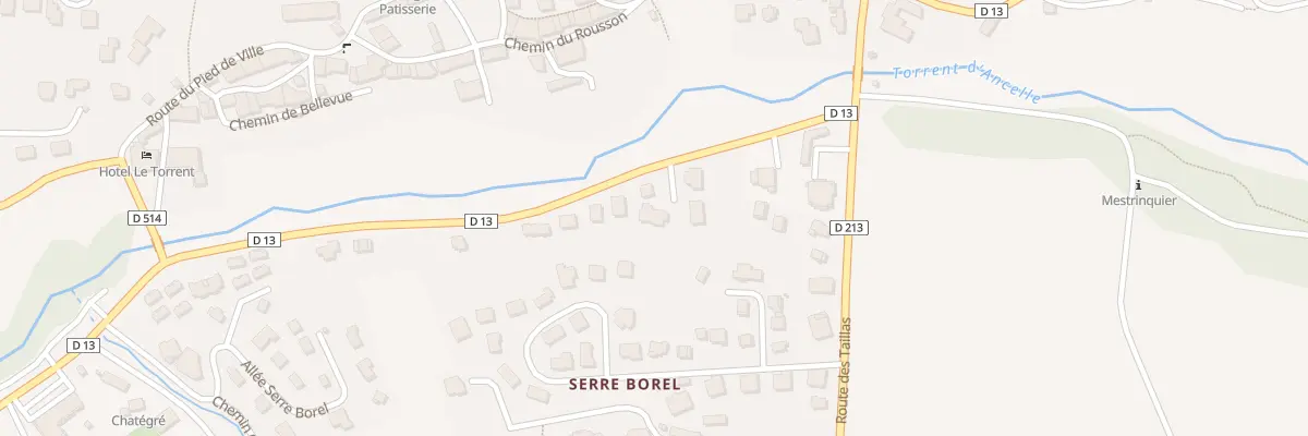 Plan du 26 All de la Bruyère à Ancelle