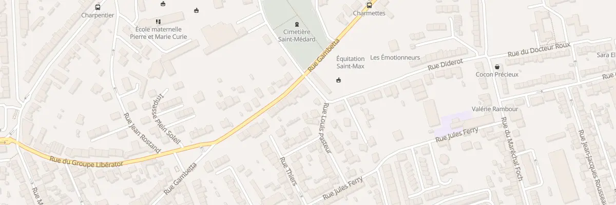 Plan du 15Q Rue Pasteur à Saint-Max