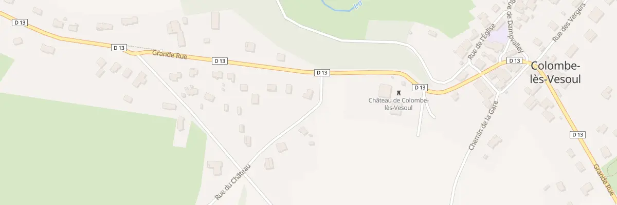 Plan du 2 Rue du Château à Colombe-lès-Vesoul