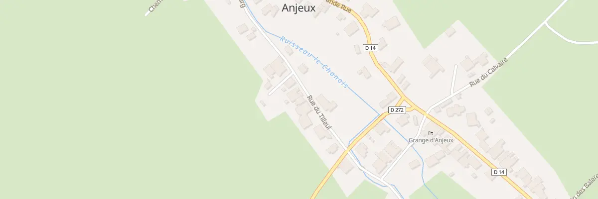 Plan du 9 Rue du Tilleul à Anjeux
