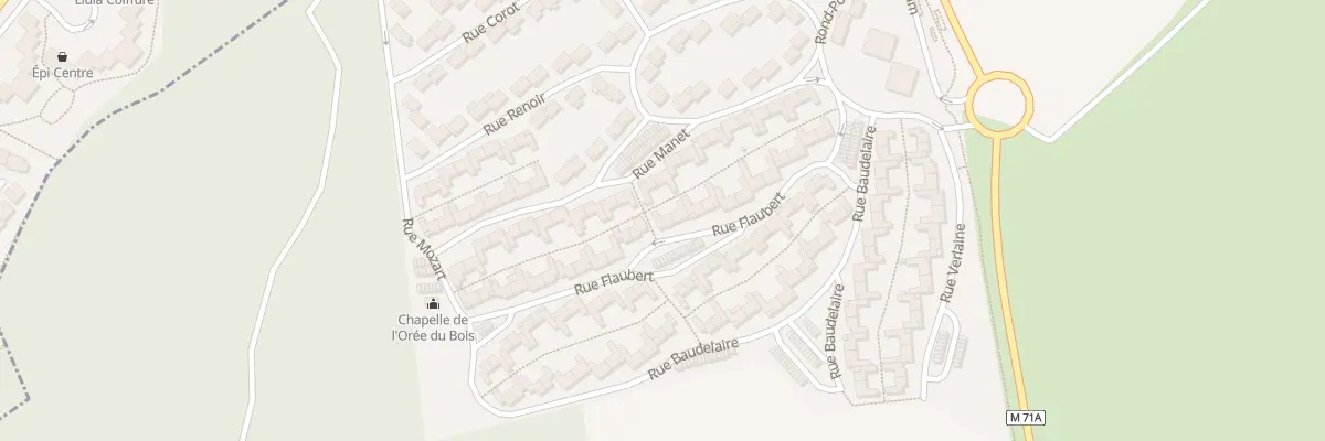 Plan du 24 Rue Flaubert à Fléville-devant-Nancy
