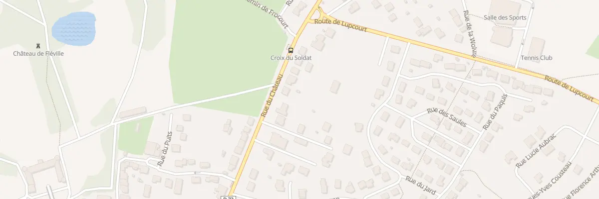 Plan du 38 Rue du Château à Fléville-devant-Nancy