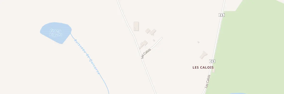 Plan du 1 Les Calois à Fontenoy-le-Château