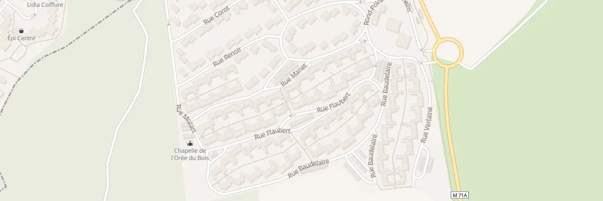 Plan du 22 Rue Flaubert à Fléville-devant-Nancy