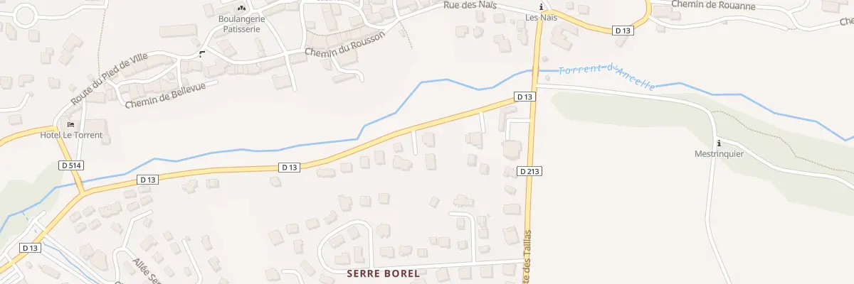 Plan du 8 All de la Bruyère à Ancelle