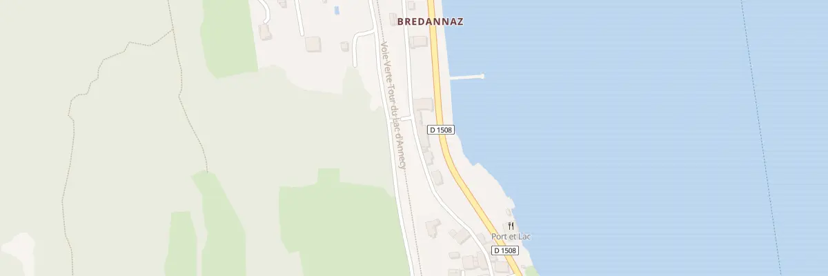 Plan du 4375 Rte d’Annecy à Doussard