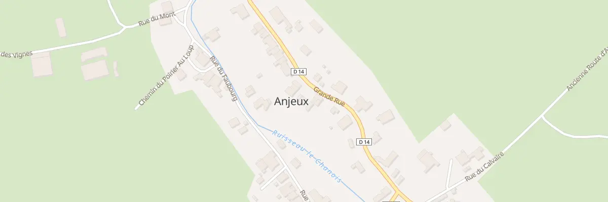 Plan du 22 Grande Rue à Anjeux