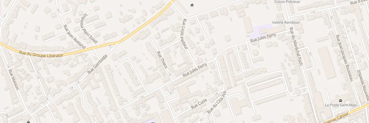 Plan du 3 Rue Pasteur à Saint-Max