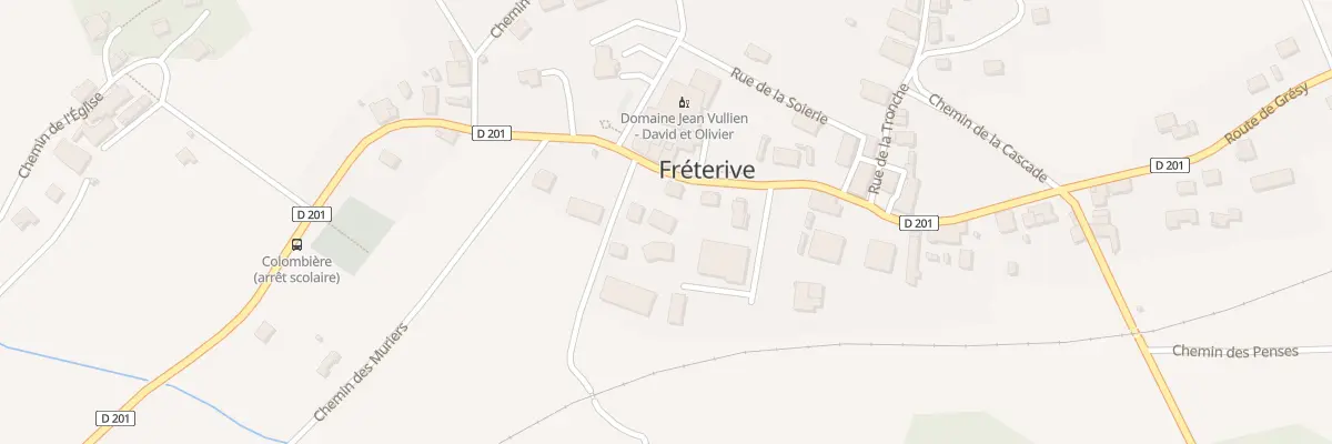 Plan du 51 Chem de la Servaz à Fréterive