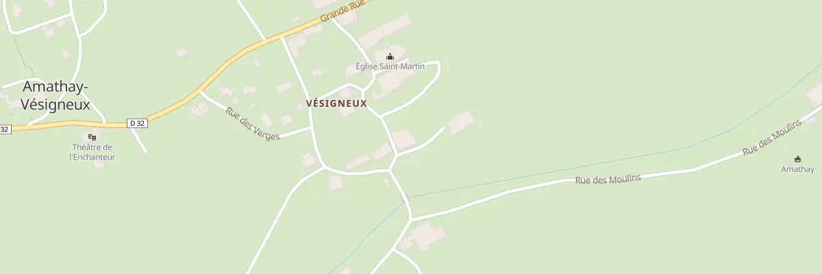 Plan du 5 Rue de l’Eglise à Amathay-Vésigneux