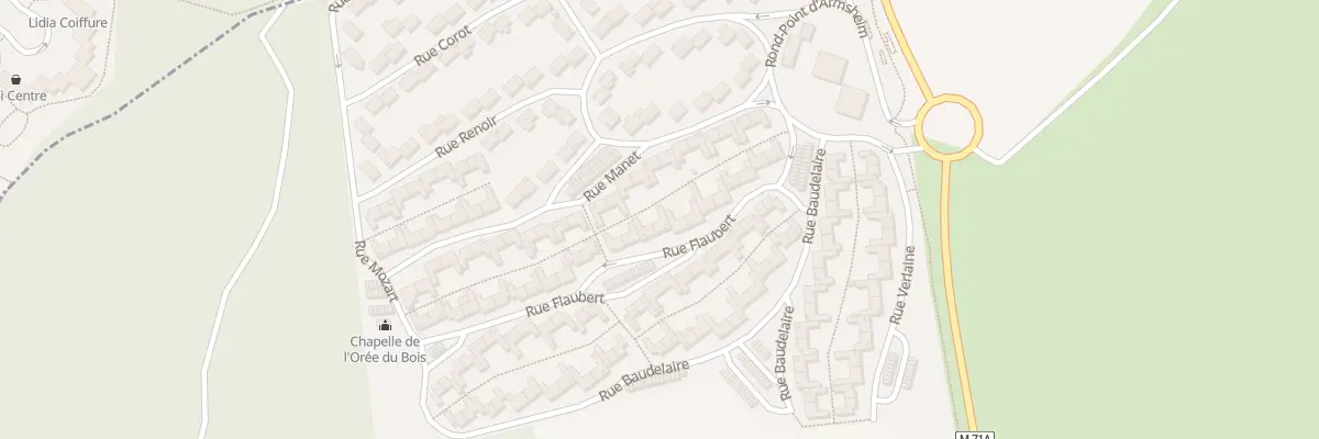 Plan du 18 Rue Flaubert à Fléville-devant-Nancy