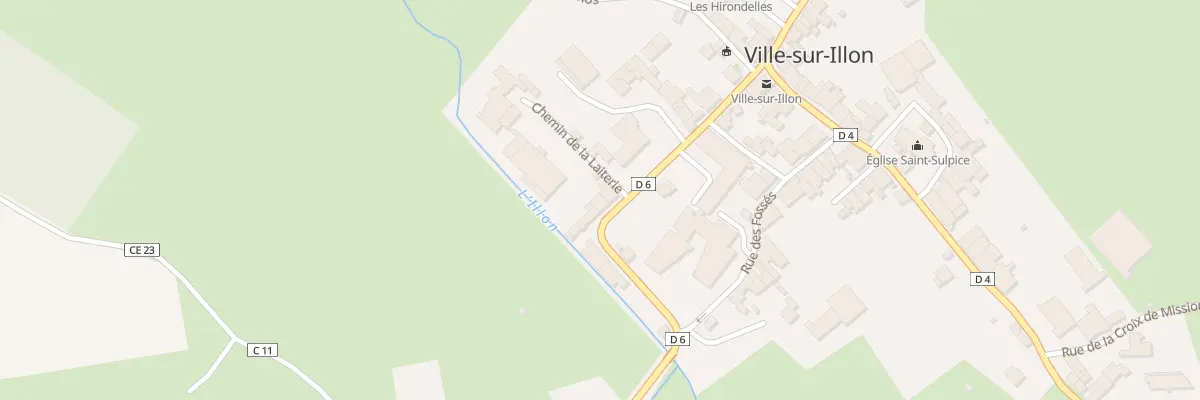 Plan du 40 Rue de la 2eme Division Blinde à Ville-sur-Illon