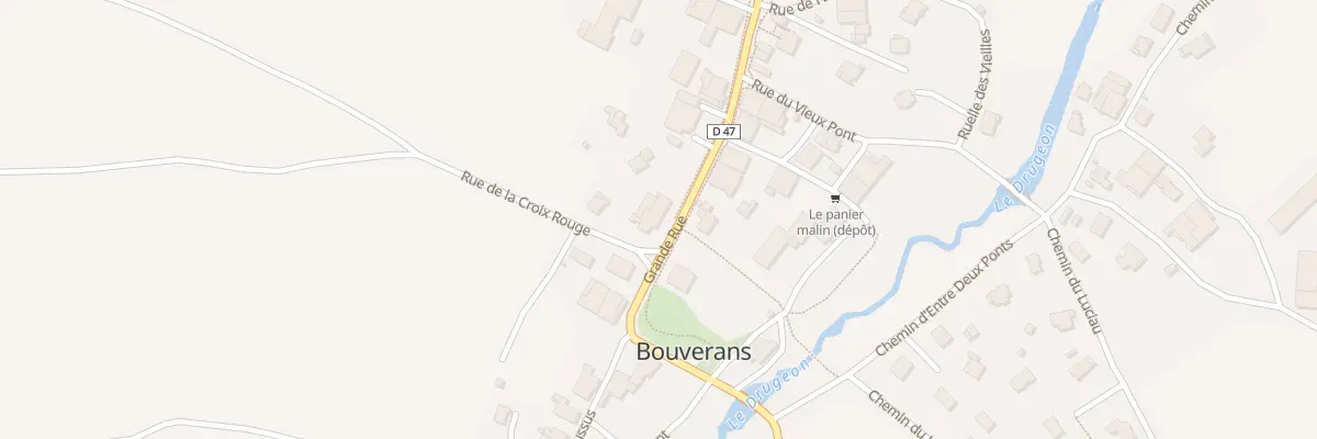 Plan du 22 Gr Grande Rue à Bouverans