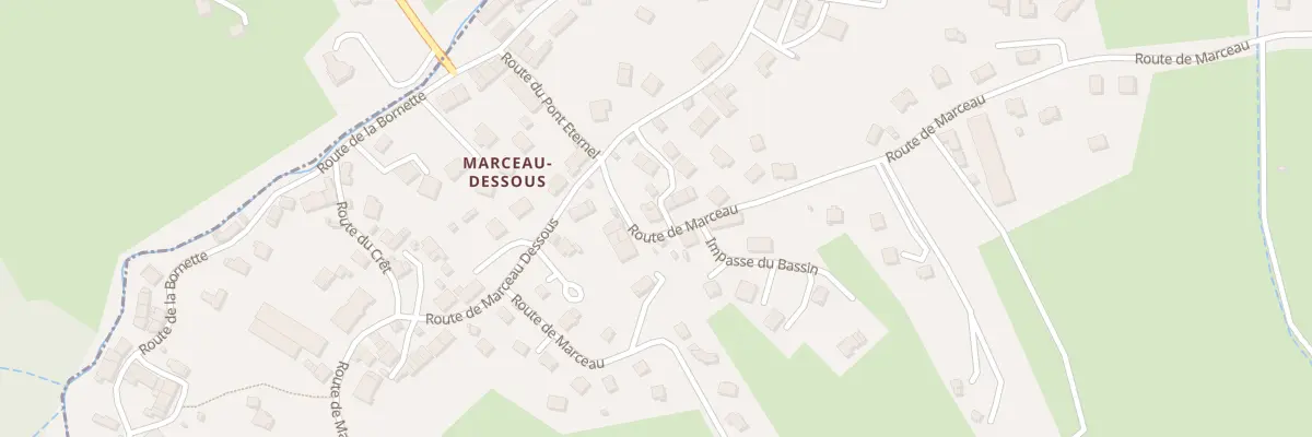 Plan du 942 Rte de la Beccaz à Doussard