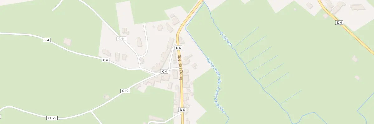 Plan du 3 Rue de l’Etang à Ville-sur-Illon