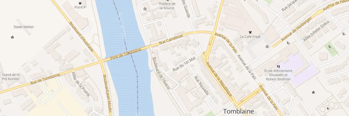 Plan du 10 Rue du Premier Mai à Tomblaine