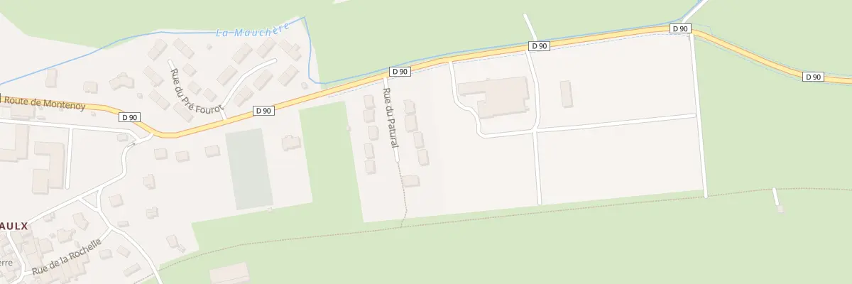 Plan du 7 Rue du Pâtural à Faulx