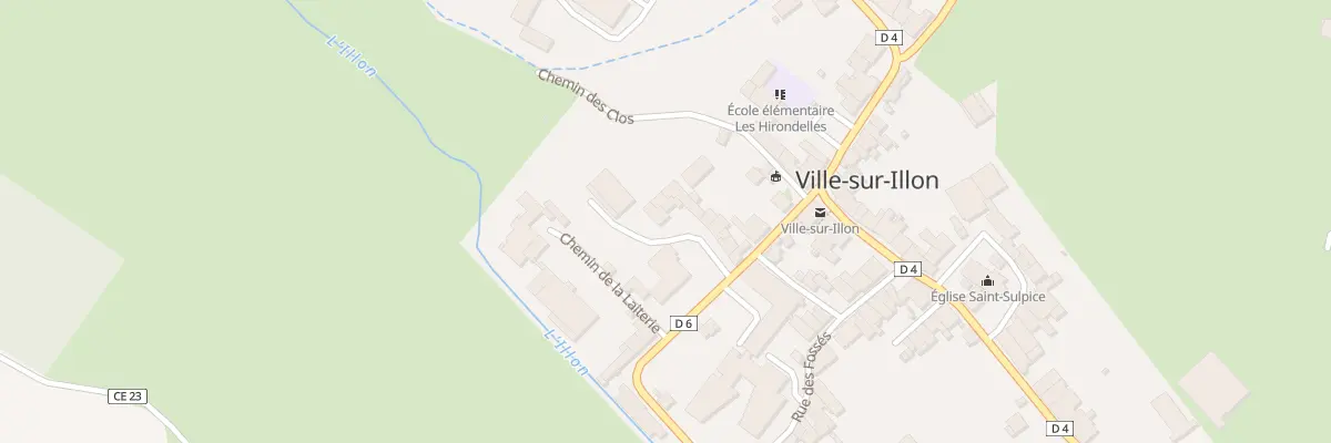 Plan du 30 Rue de la 2eme Division Blinde à Ville-sur-Illon