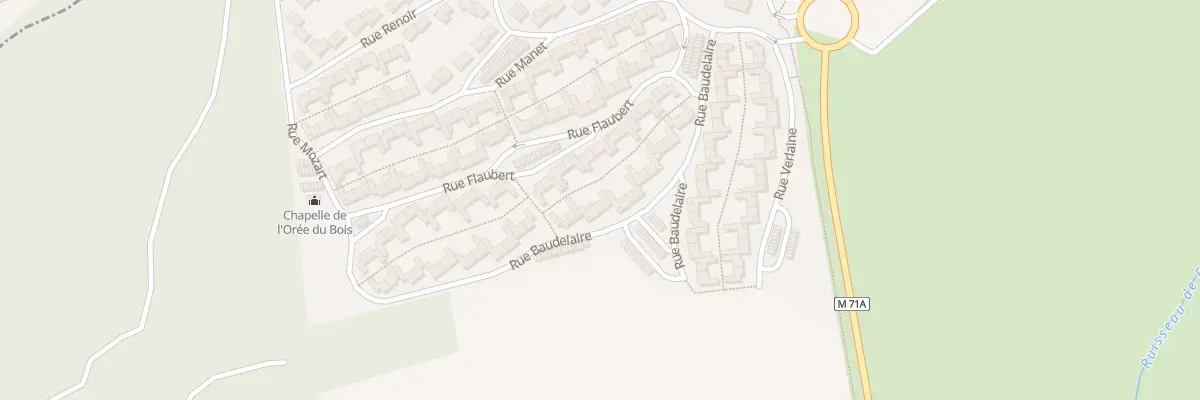 Plan du 18 Rue Baudelaire à Fléville-devant-Nancy