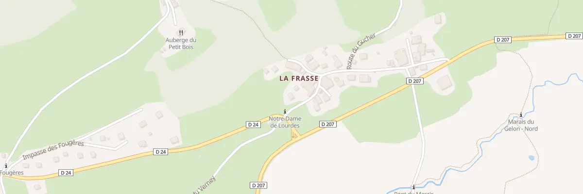 Plan du 23 Rte de la Frasse à Bourget-en-Huile
