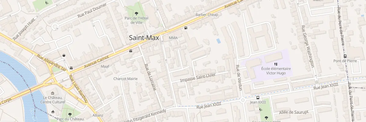 Plan du 13 Rue Saint Livier à Saint-Max
