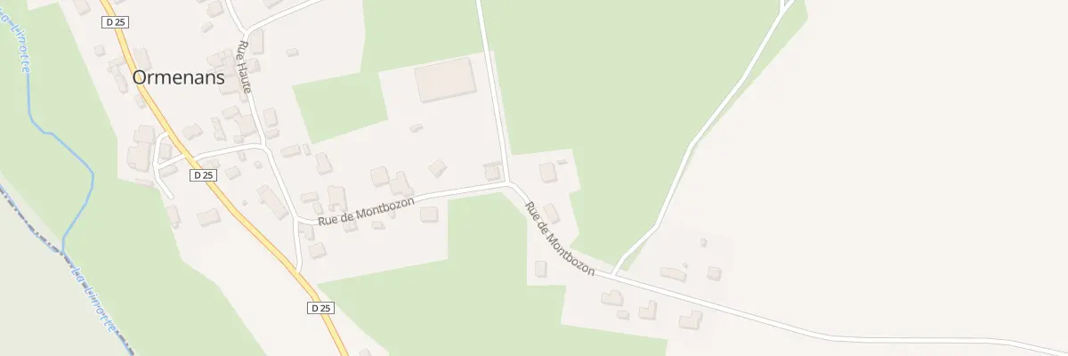 Plan du 17 Rue de Montbozon à Ormenans