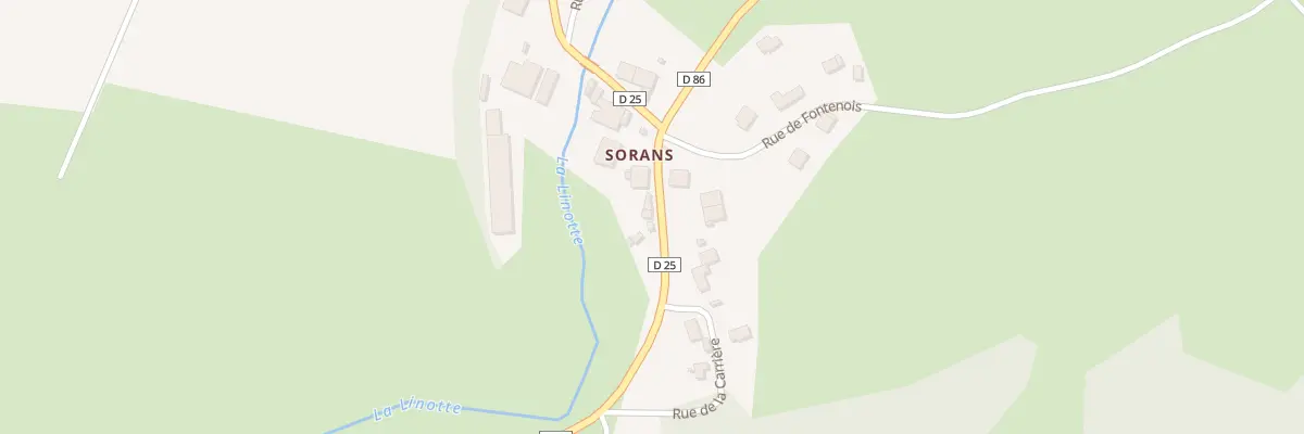 Plan du 1 Gr Grande Rue à Roche-sur-Linotte-et-Sorans-les-Cordiers