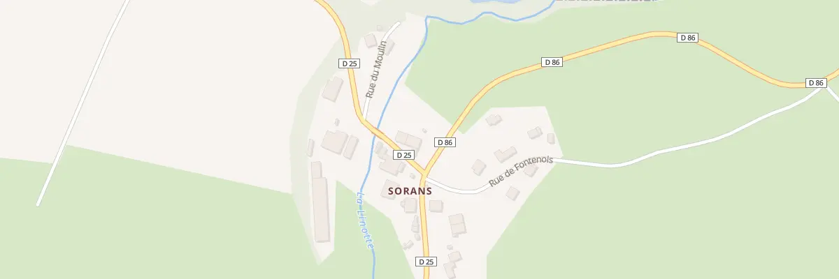 Plan du 2 Rue de Filain à Roche-sur-Linotte-et-Sorans-les-Cordiers