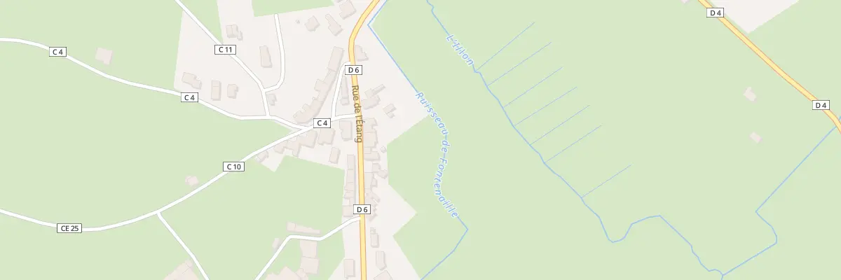 Plan du 13 Rue de l’Etang à Ville-sur-Illon