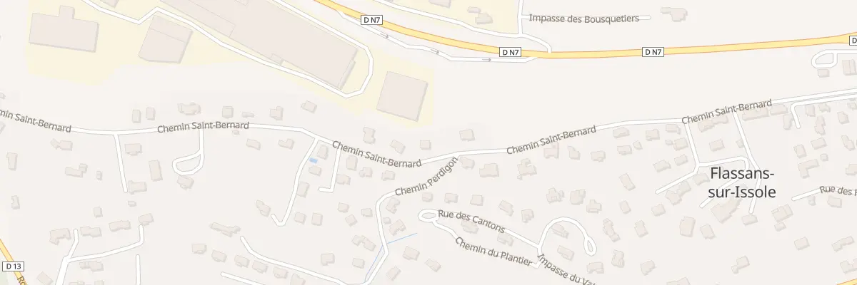 Plan du 6128 Vallon de la Bourrette à Flassans-sur-Issole