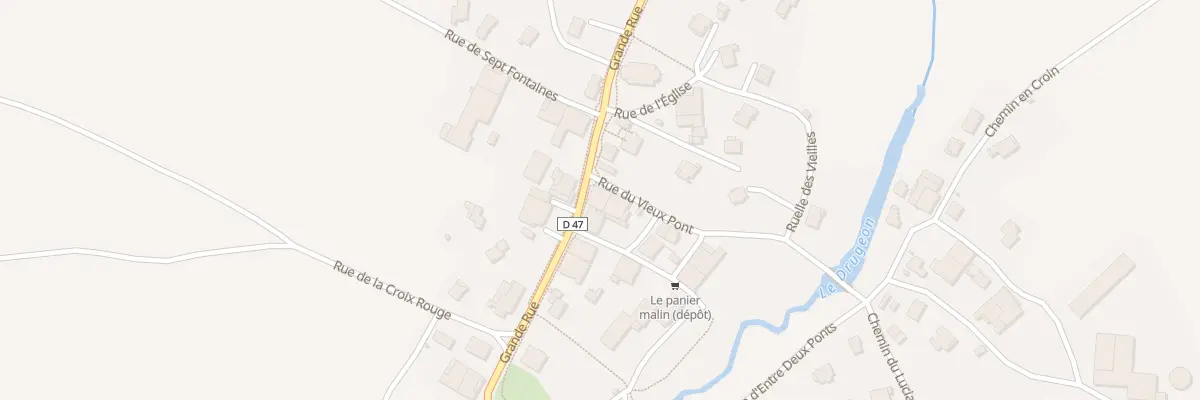 Plan du 3 Gr Grande Rue à Bouverans