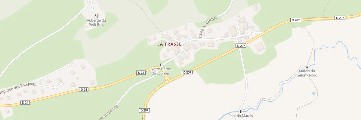 Plan du 60 Rte de la Frasse à Bourget-en-Huile