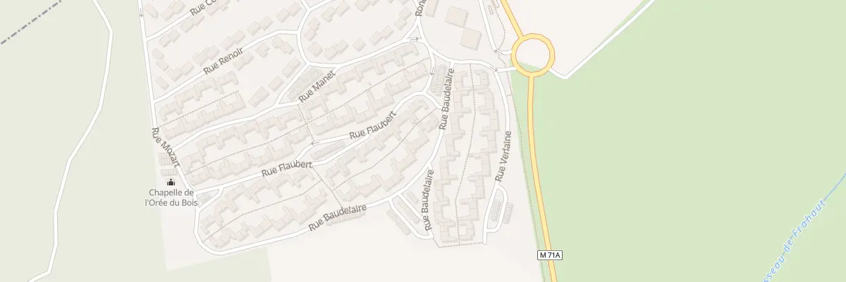 Plan du 6 Rue Baudelaire à Fléville-devant-Nancy