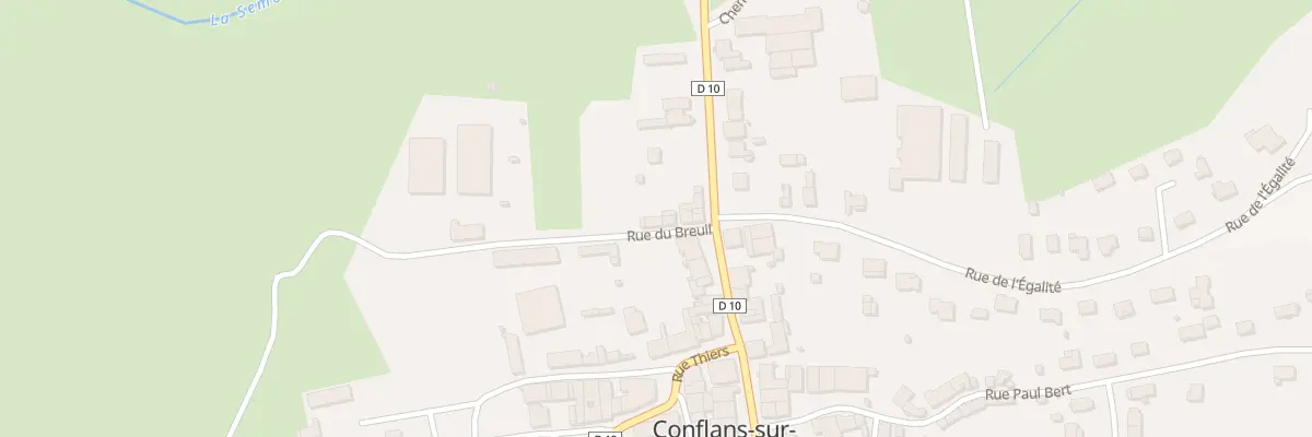 Plan du 8 Rue du Breuil à Conflans-sur-Lanterne