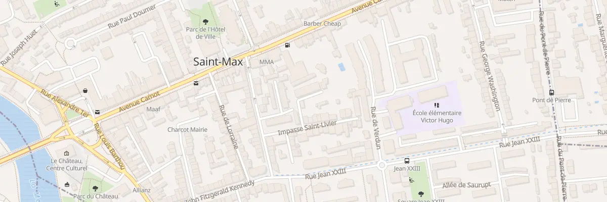 Plan du 1 Imp Saint Livier Plantiers à Saint-Max
