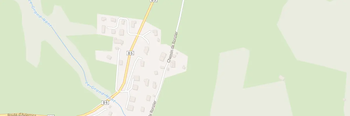 Plan du 550 Che de Ronzier à Villaz