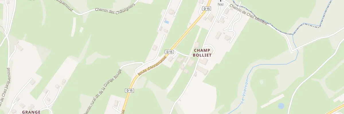 Plan du 12 Che du Champ Bolliet à La Muraz