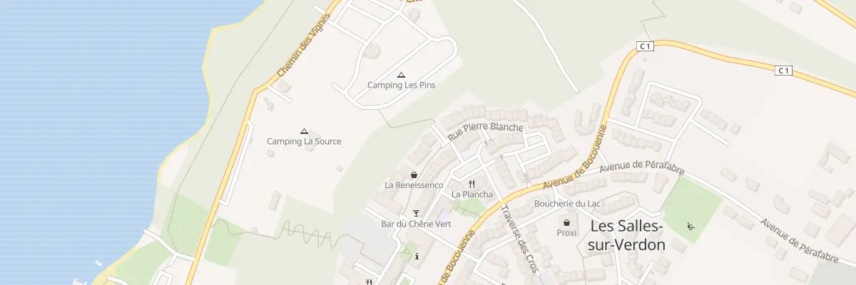 Plan du 9 Rue Pierre Blanche aux Salles-sur-Verdon