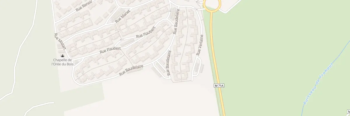 Plan du 21 Rue Baudelaire à Fléville-devant-Nancy