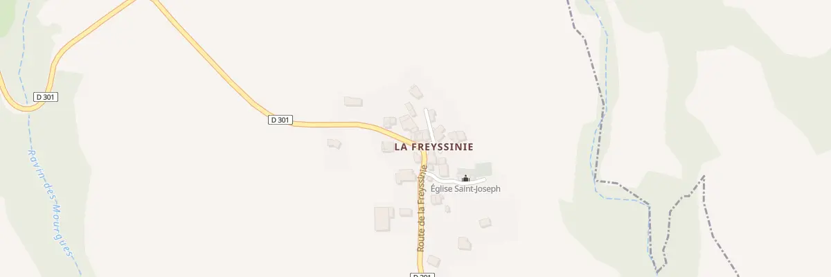 Plan du 5139 Rte de la Freyssinie à Bellaffaire