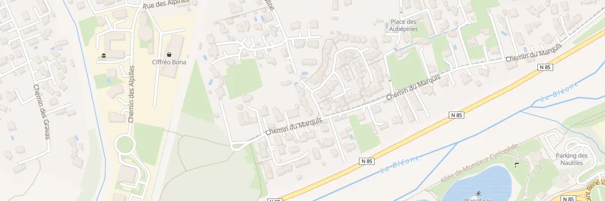 Plan du 54 Rue Beethoven à Digne-les-Bains