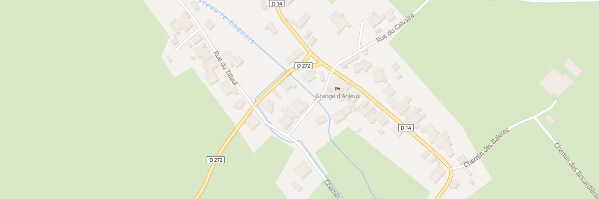 Plan du 2 Rue de la Tour à Anjeux