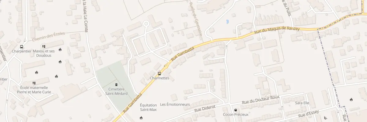 Plan du 66 Rue Gambetta à Saint-Max