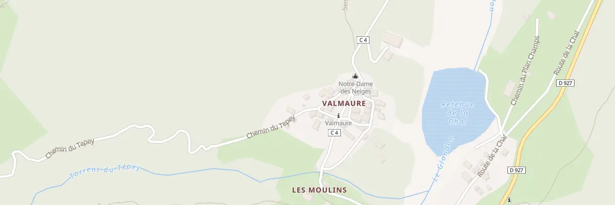 Plan du 5245 Valmaure à Saint-Colomban-des-Villards