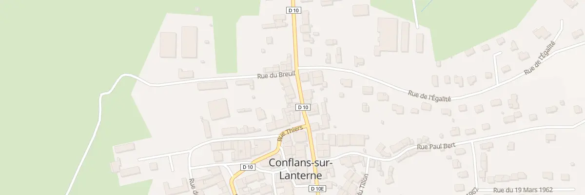 Plan du 6 Rue Gambetta à Conflans-sur-Lanterne