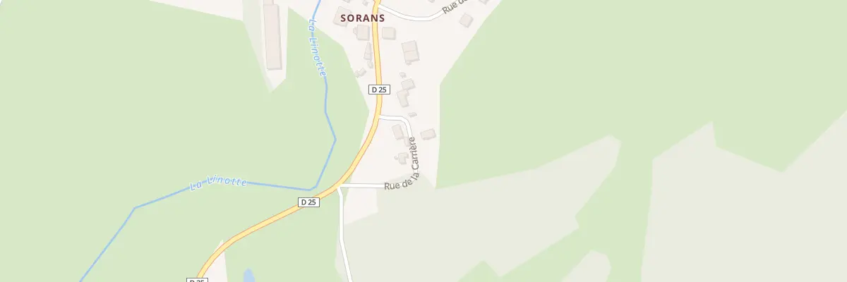 Plan du 3 Rue de la Carriere à Roche-sur-Linotte-et-Sorans-les-Cordiers