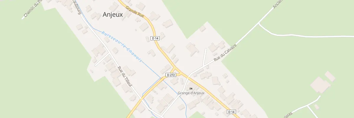 Plan du 29 Grande Rue à Anjeux