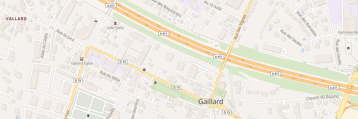 Plan du 44 Rue des Vignes à Gaillard